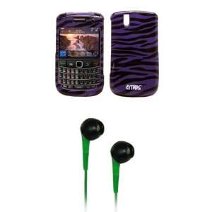  EMPIRE Purple and Black Zebra Design Hard Cover Case 