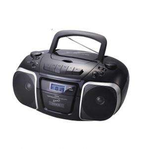 SUPERSONIC PORTABLE CD PLAYER CASSETTE RECORDER*AUX IN*  