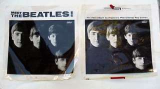 BEATLES FIRST ALBUM BLACK AND WHITE NEGATIVES USED TO PRINT THE ALBUM 
