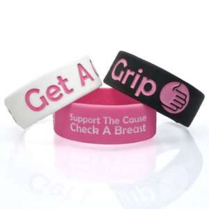 Breast Cancer Wristband   Support Awareness Bracelet   1 Get A Grip 