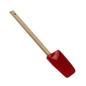   Red Spoonula with Wooden Handle by Culinary Tech®