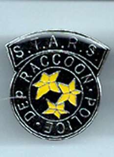 Resident Evil Raccoon Police Logo Enamel/Metal Pin  