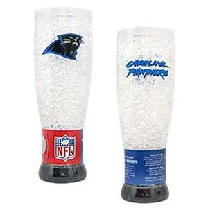   Carolina Panthers Crystal Pilsner Glass (Quantity of 2) Sports