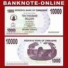 Zimbabwe   10000 / 10.000 Dollars   without space P.46a UNC