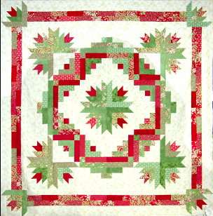 CACTUS WREATH ~ Great Quilt Pattern for Jelly Rolls  