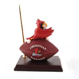 Louisville Cardinals Mascot Football Desk Set Sports 