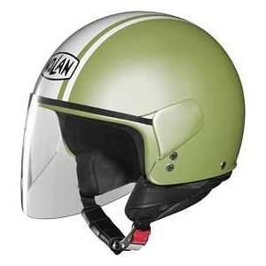  NOLAN N30 PEARL LIME SM MOTORCYCLE Open Face_helmet 