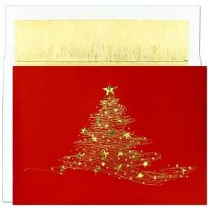 masterpiece 802200 Golden Christmas Tree 18 Cards 18 