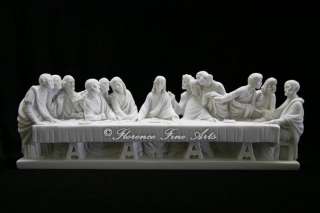 The Last Supper Jesus Christ Italian Statue Sculpture Vittoria Made in 