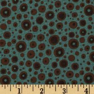  44 Wide Moxie Bubble Dots Teal Fabric By The Yard Arts 