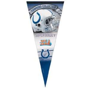  Indianapolis Colts Pennant   Premium Felt XL Champions 