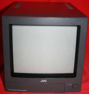 JVC TM 9U 9 COLOR VIDEO MONITOR S/N 3725  