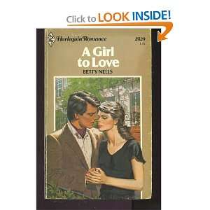 A Girl to Love (Harlequin Romance, 2520) (9780373025206 