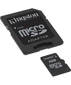 Kingston 1GB Micro SD Memory Card with Adapter  