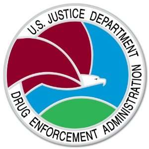 Drug Enforcement Administration car bumper window sticker 4 x 4