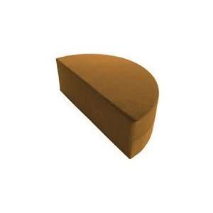  Moz Half Round Modular Beanbag Seating in Suede Chocolate 