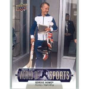  of Sports Baseball Trading Card # 371 Gordie Howe SP   Hall of Fame 