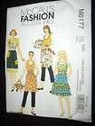 Fashion Aprons New McCalls 6177 Pattern