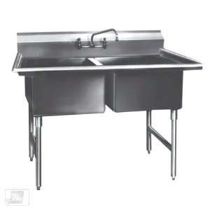  Win Holt WS2T1818 43 Two Compartment Sink