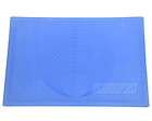 BLUE Massive Silicon Mat Pad w/ Embossed Scale Mark for Sugarcraft 