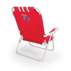  Louisiana Tech Bulldogs Monaco Beach Chair (Red) Sports 