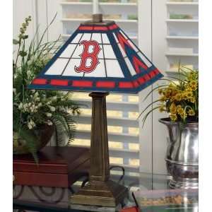  BOSTON RED SOX LOGOED 23 IN STAINED GLASS MISSION STYLE 
