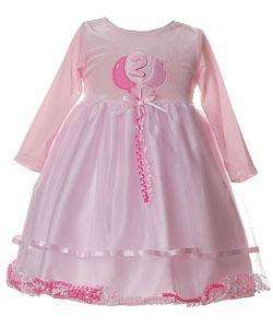  Editions Toddler Girls Pink Balloon Birthday Dress  
