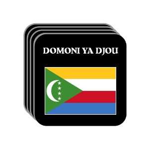  Comoros   DOMONI YA DJOU Set of 4 Mini Mousepad Coasters 