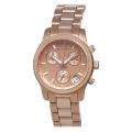 Michael Kors Womens Rose Gold Chronograph Watch
