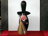 UNIQUE HANDPAINTED BOWLING PIN WITCH MUST SEE  