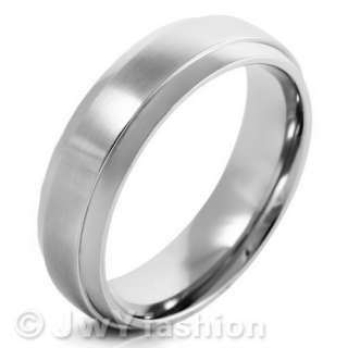   Silver Stainless Steel Striped Vintage Rings Wedding Band ve347  
