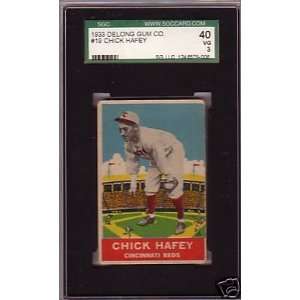    1933 DeLong CHICK HAFEY # 19 (SGC 40/3) HOF