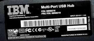 IBM USB Hub Port Replicator PS2 Serial Parallel 00N8219  
