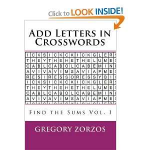  Add Letters in Crosswords Find the Sums Vol. I 