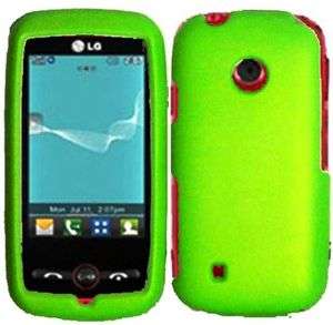 LG Exchange AN270 NEON GREEN Faceplate Protector Snap On Phone Cover 