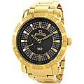 JBW Mens 562 Pave Dial 18k Gold plated Diamond Watch