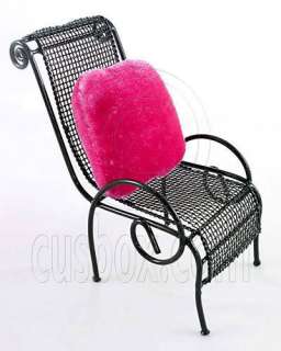 Pink Mini Chair Sofa Cushion Pillow Dollhouse Miniature  