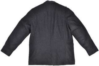   HAAN Wool WINTER COAT Topper Jacket CHARCOAL BLACK Size S   2XL  