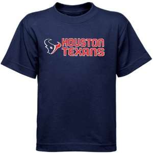   Texans Preschool Navy Blue Summer Stack T shirt