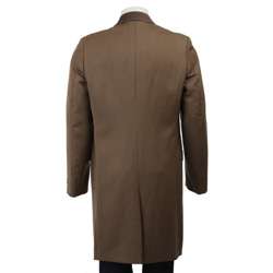 French Connection Mens Tweed Wool Coat  