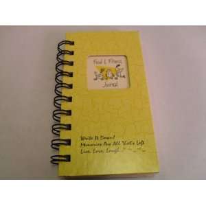  Food & Fitness Journal   MINI Buttercup Hard Cover NEW 