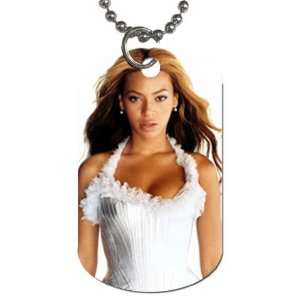  Beyonce Knowles Dog Tag (Two Sides)