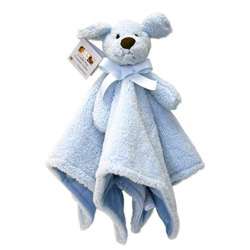 Piccolo Bambino Blue Dog Cuddly Pals Soft Blanket  