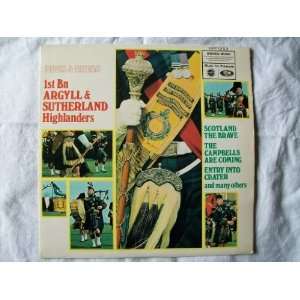  1ST BN ARGYLL & SUTHERLAND HIGHLANDERS Pips & Drums LP 