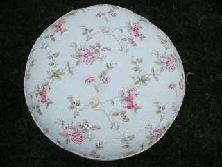 Shabby Pink Rose Chic Quilted Small Pet Bed Cover  