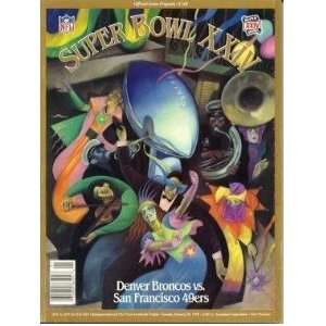  Super Bowl XXIV Game Program, Denver Broncos vs. San Francisco 