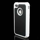White Executive Armor Apple iPhone 4 4G 4S Defender Combo Hard Soft 