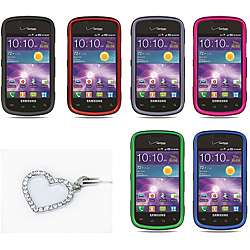   Samsung i110 ILLUSION Rubberized Case with Heart Charm  