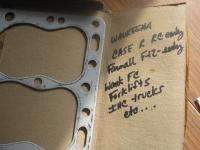 Waukesha FC & Early Farmall F 12 Case R RC Tractor Head Gasket Upper 