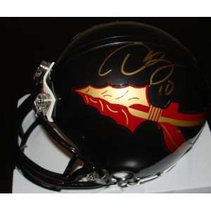  Autographed Derrick Brooks Mini Helmet   Florida State 